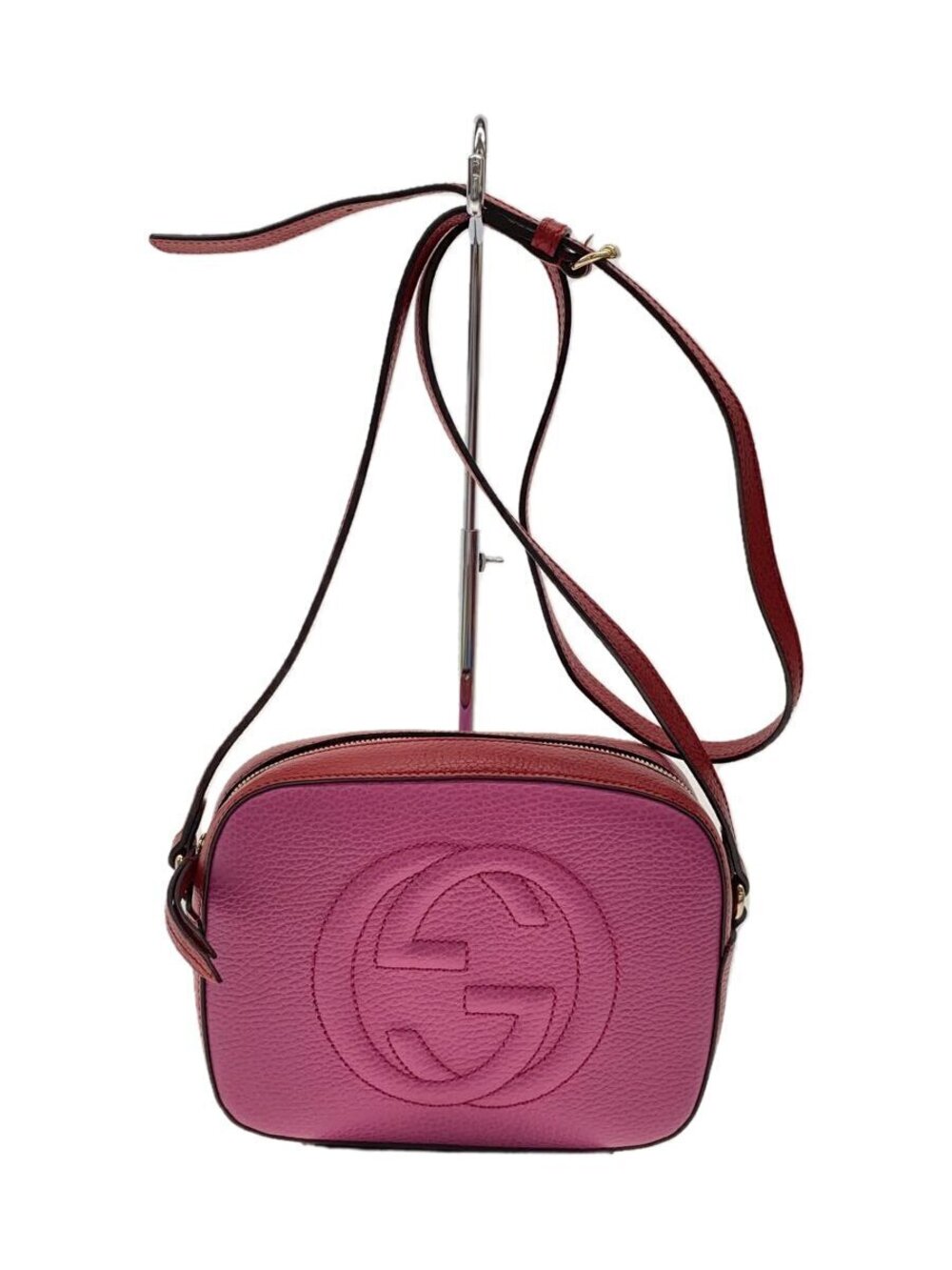 Gucci Soho Disco bag pink bicolor leather